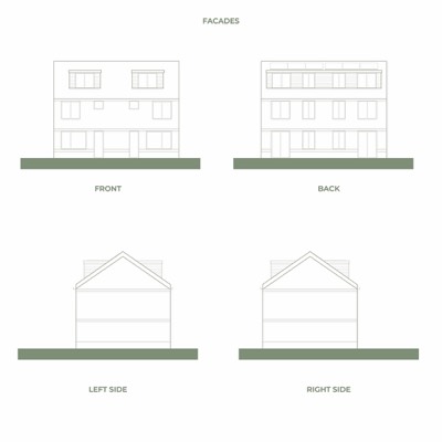 Twee nieuwe woningen Bussum